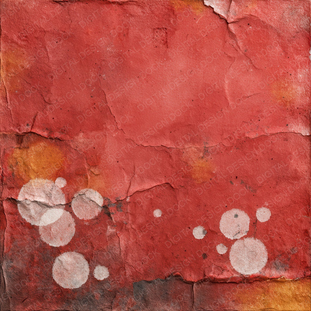 Red Wax Stamp Flicker Overlay Digital Paper Pack (DDD003187)