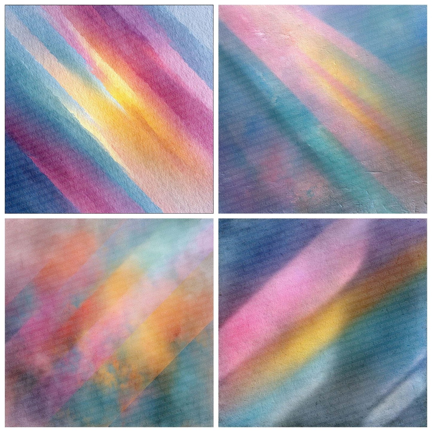 Refracted Light Watercolour Wash Digital Paper Pack (DDD003193)