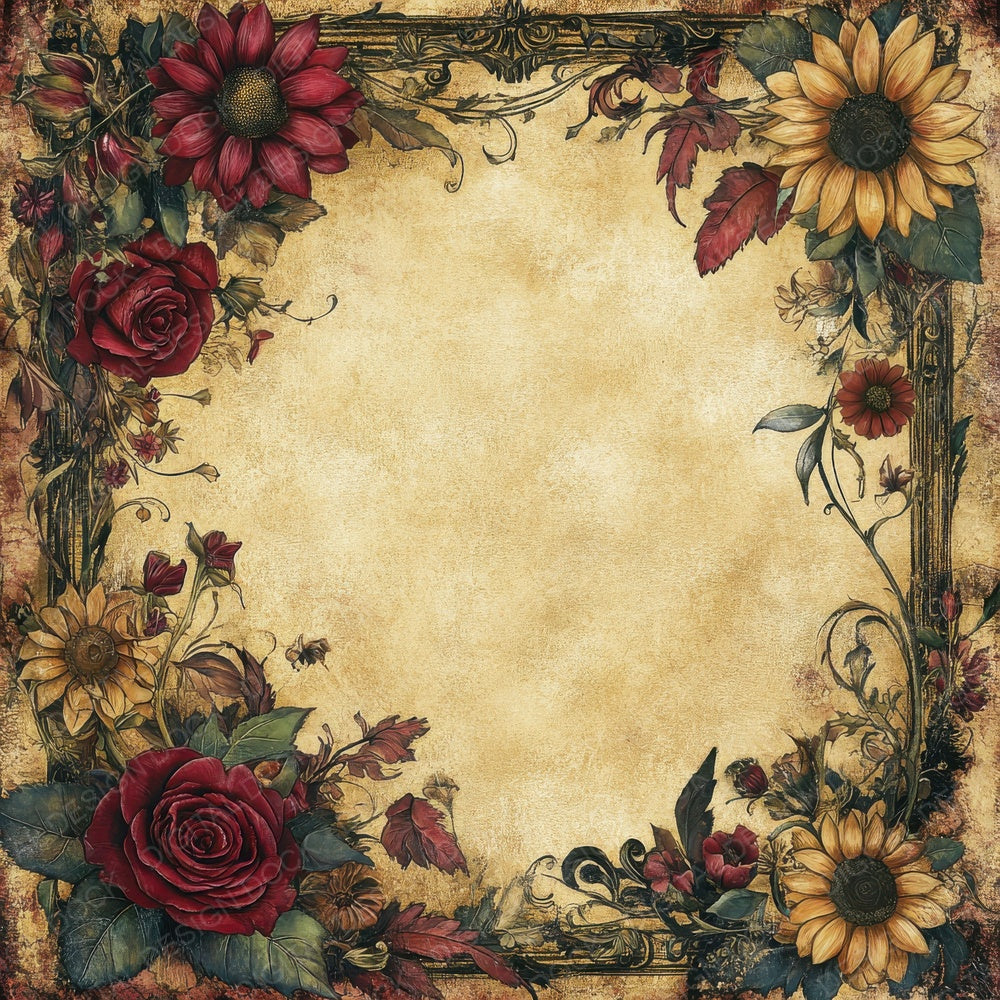 Renaissance Bloom Digital Paper Pack (DDD003198)