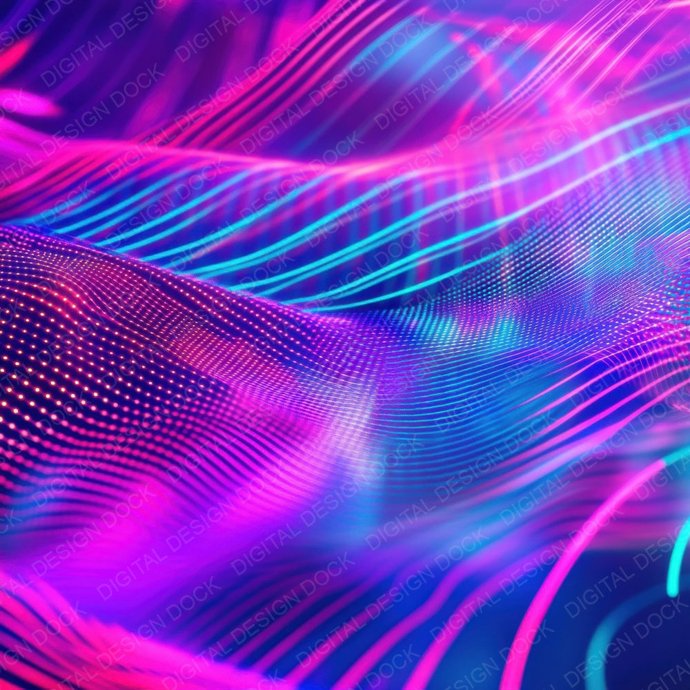 Retro Arcade Neon Background Digital Paper Pack (DDD003200)