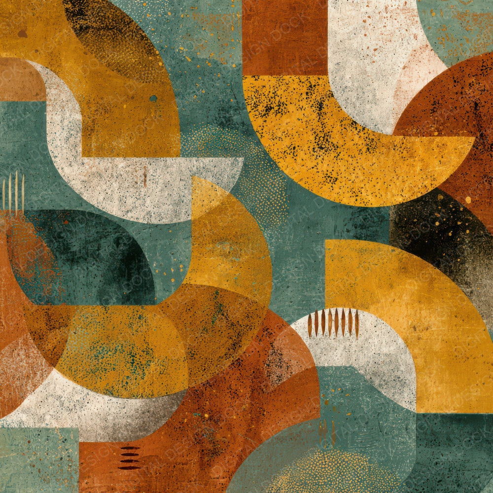 Retro Boomerang Pattern Digital Paper Pack (DDD008650)