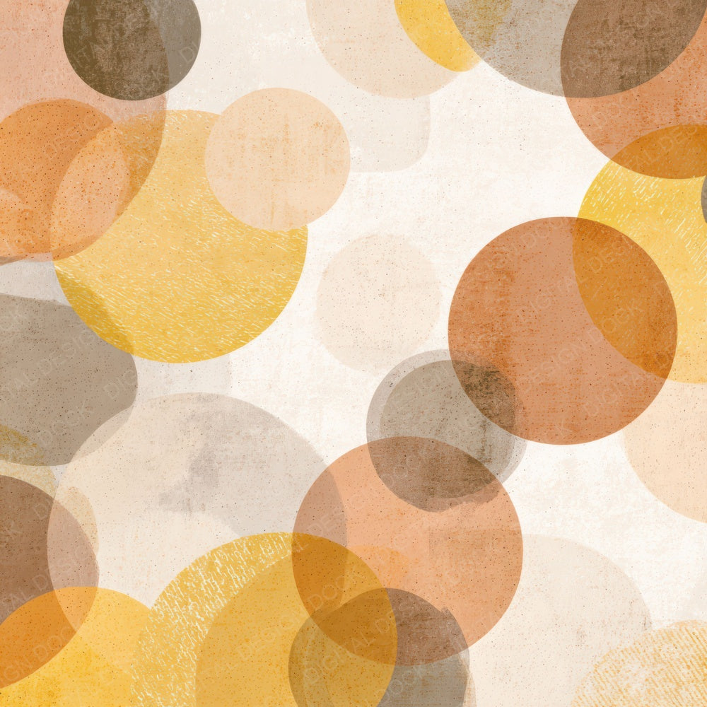 Retro Circle Graphic Digital Paper Pack (DDD008640)