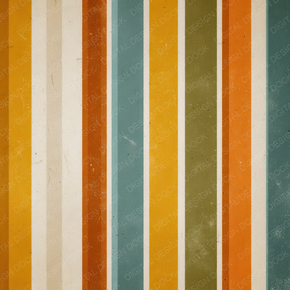 Retro Vintage Stripes Digital Paper Pack (DDD008643)