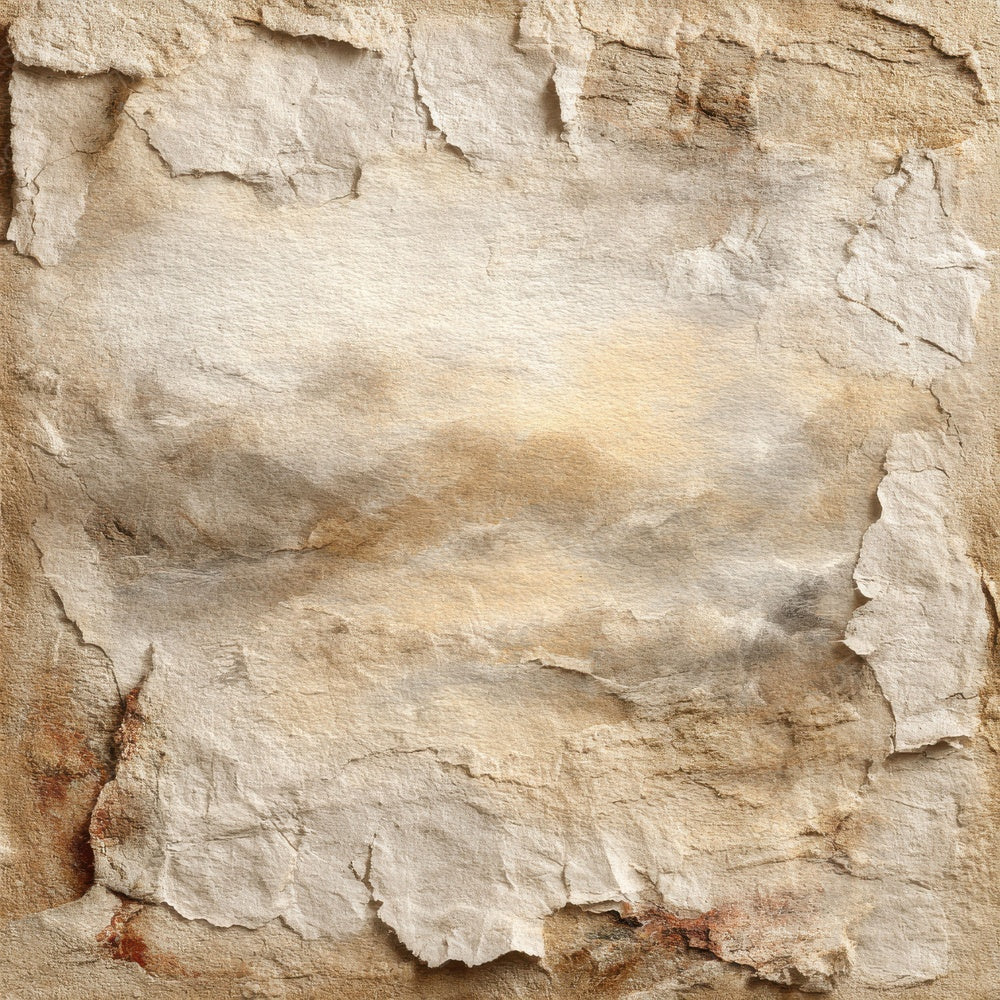 Ricepaper Beige Stain Edge Float Digital Paper Pack (DDD003230)
