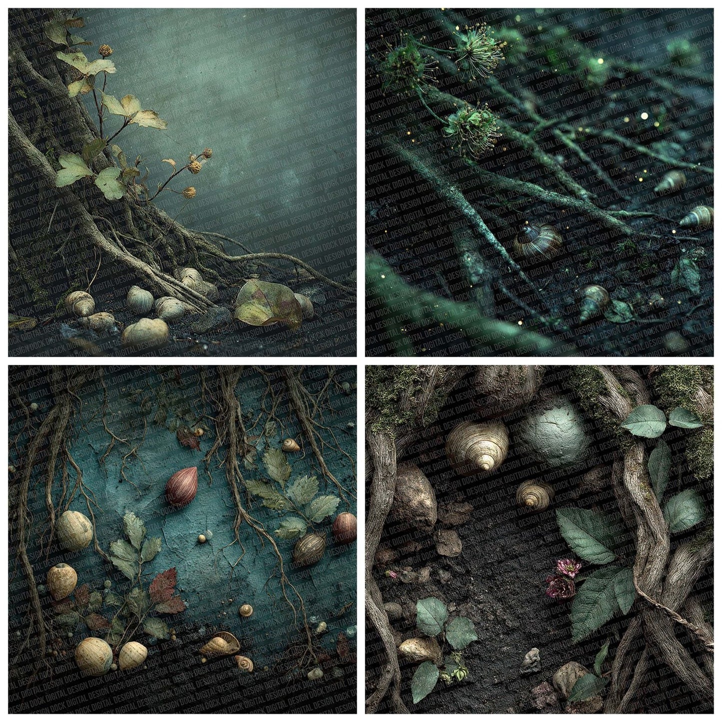Root Nest Ground Digital Paper Pack (DDD003254)