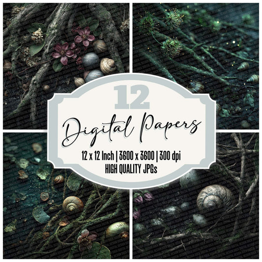 Root Nest Ground Digital Paper Pack (DDD003254)