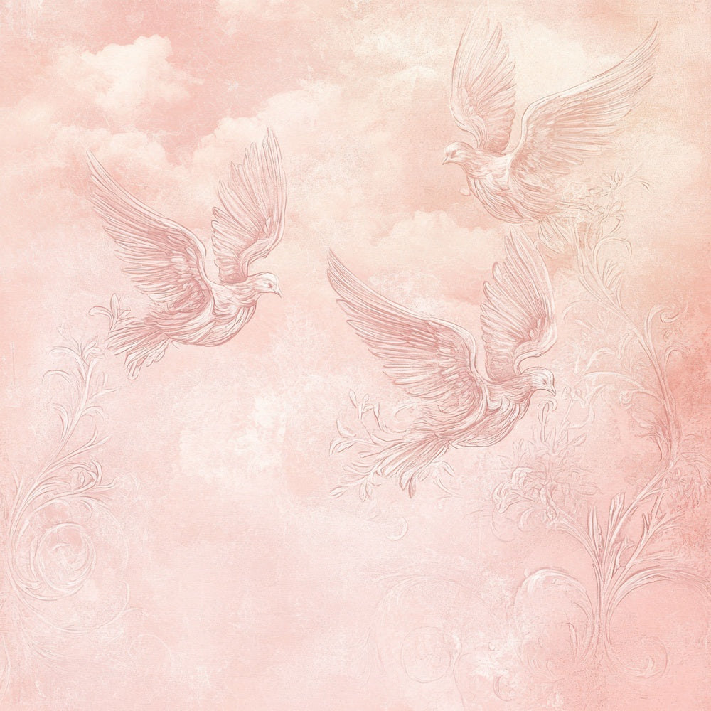 Rose Angel Cloud Digital Paper Pack (DDD003255)