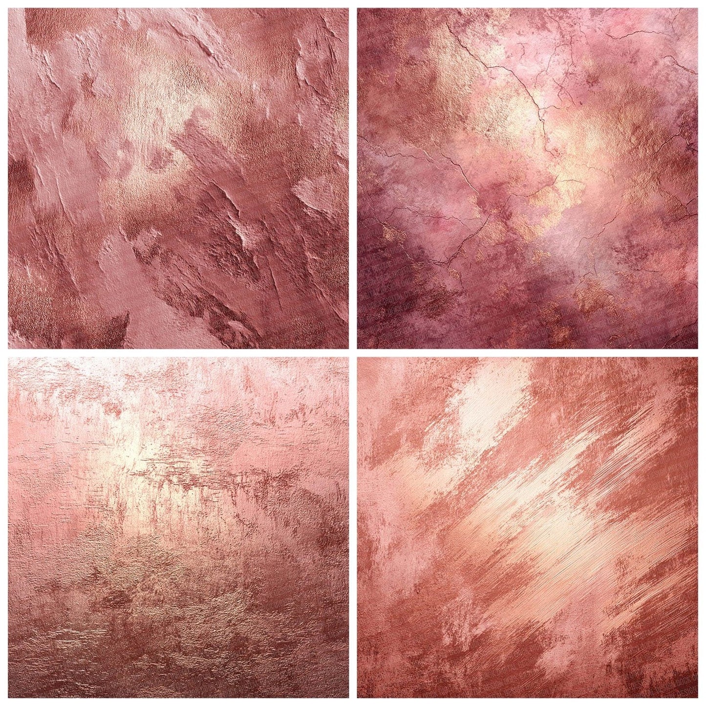 Rose Gold Shine Abstract Digital Paper Pack (DDD003266)