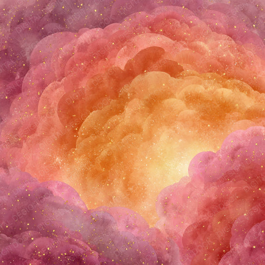 Rose Peach Sorbet Digital Paper Pack (DDD003276)