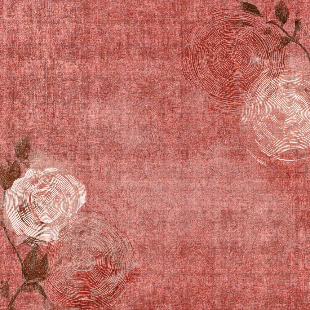 Rose Script Fabric Smudge Digital Paper Pack (DDD003281)