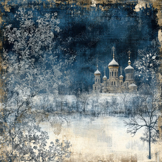 Russia Frost Digital Paper Pack (DDD003301)