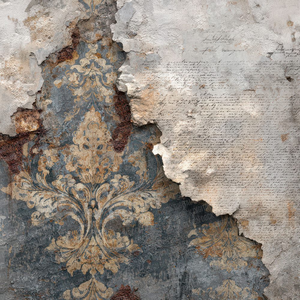 Rusted Damask Ledger Digital Paper Pack (DDD007721)
