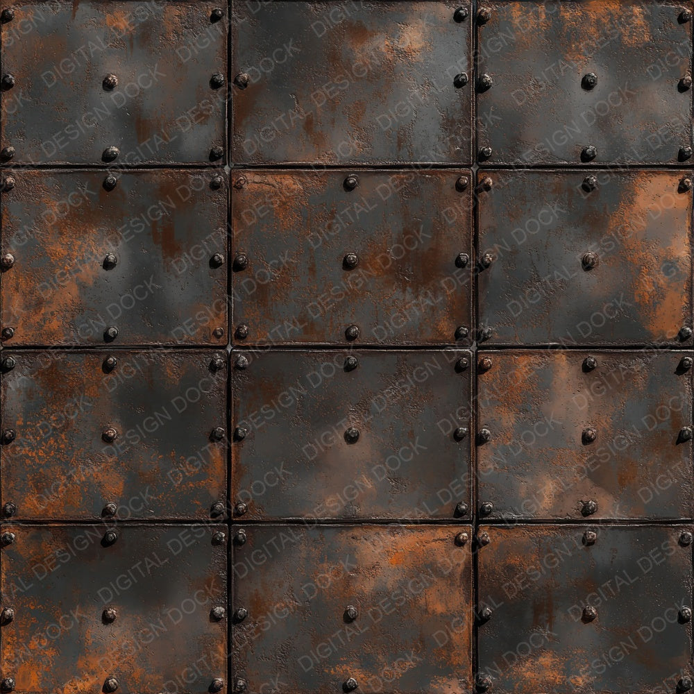 Rusted Steel Grids Digital Paper Pack (DDD003320)