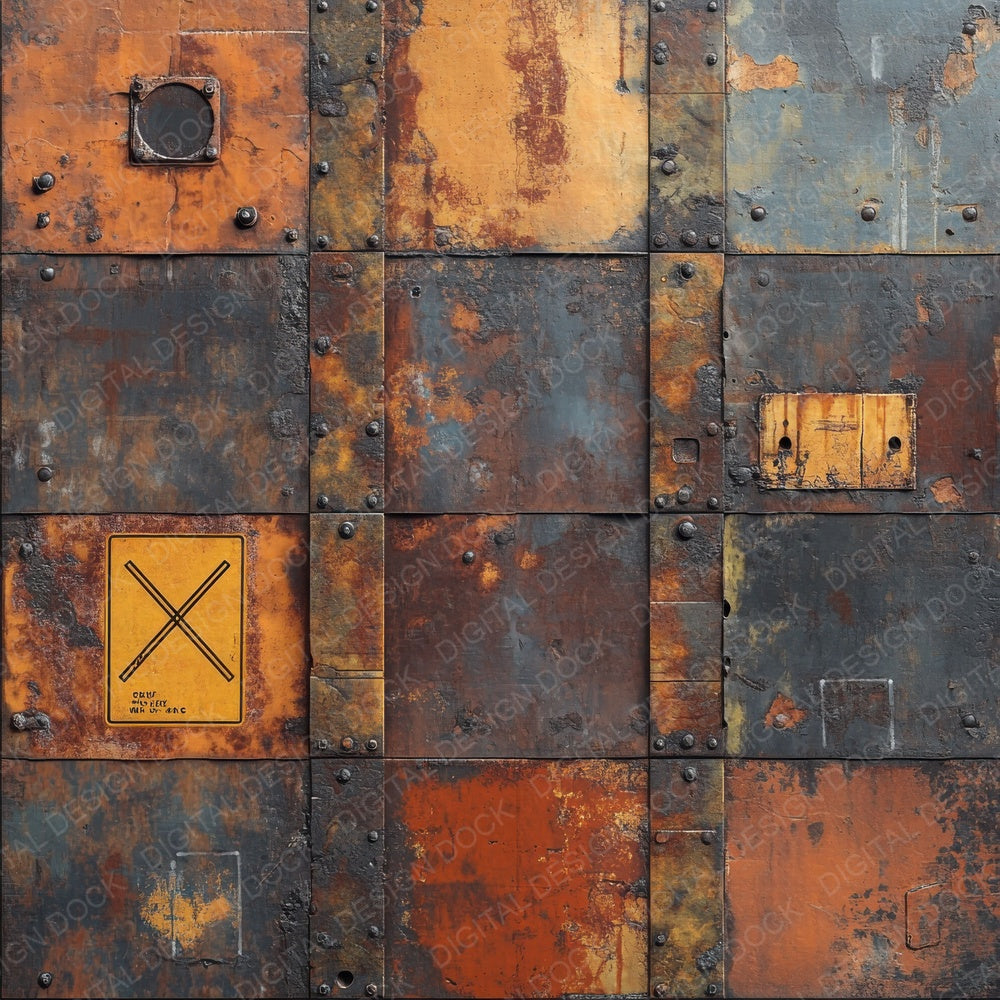 Rusted Wasteland Relics Digital Paper Pack (DDD003323)