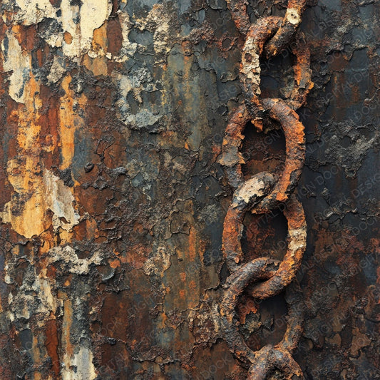 Rusty Chains Background Digital Paper Pack (DDD003330)