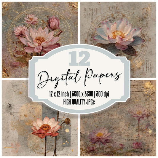 Sacred Symbol Layers Digital Paper Pack (DDD003334)