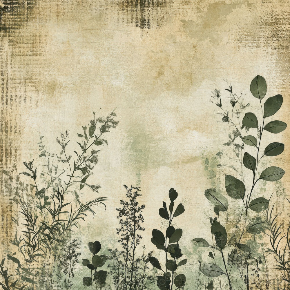 Sage Eucalyptus Journal Digital Paper Pack (DDD003343)
