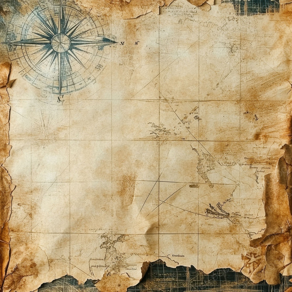 Salt Stained Maps Digital Paper Pack (DDD003367)