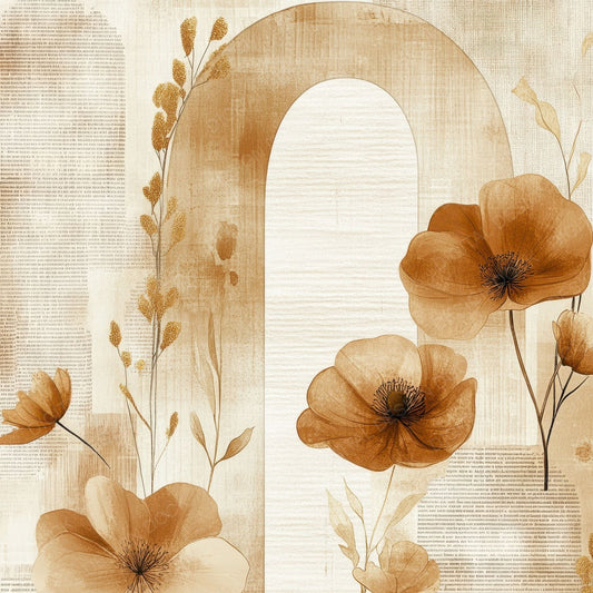 Sand Arch Bloom Digital Paper Pack (DDD003370)