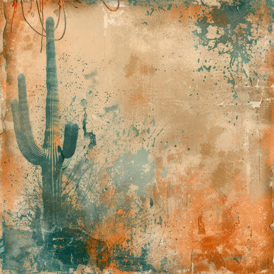 Sandy Beige Cactus Digital Paper Pack (DDD003387)