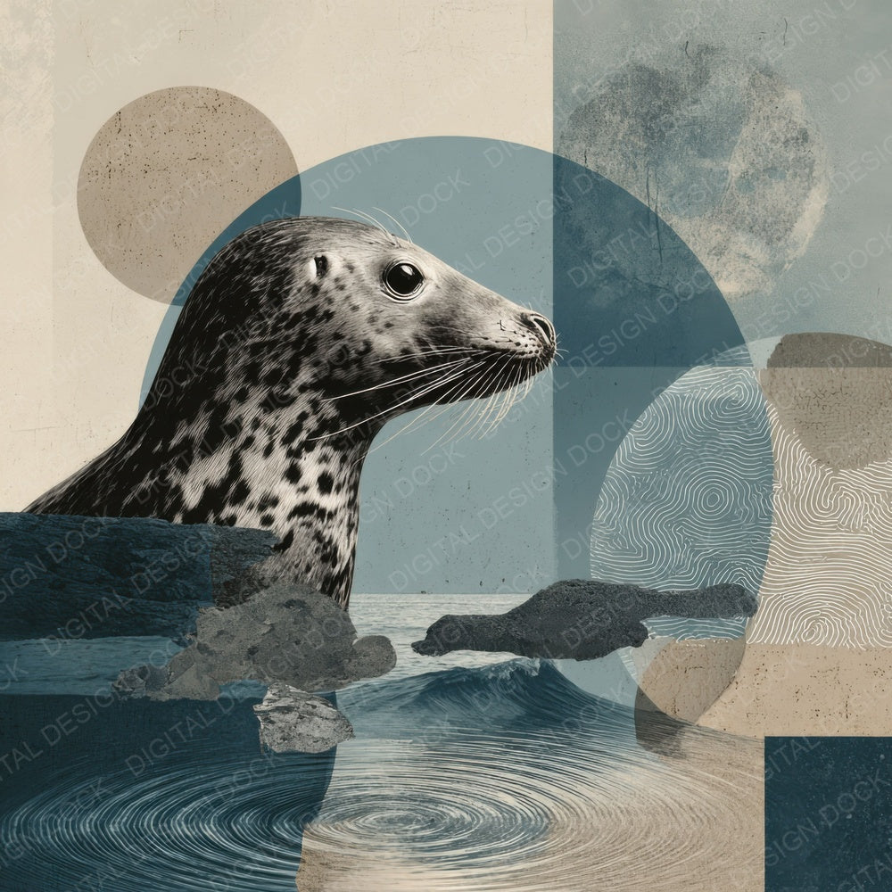 Seal Shore Moodboard Digital Paper Pack (DDD003429)