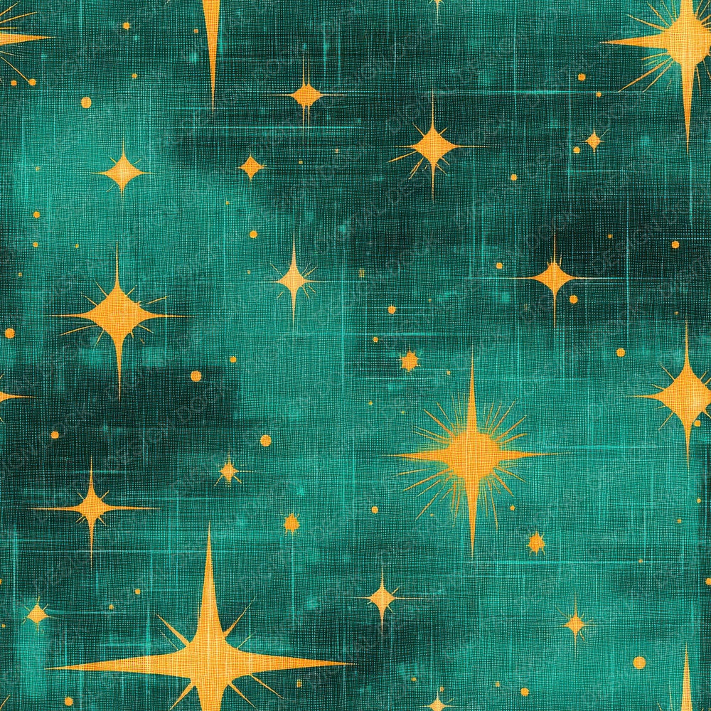 Seamless Star Pattern Paper Digital Paper Pack (DDD003438)