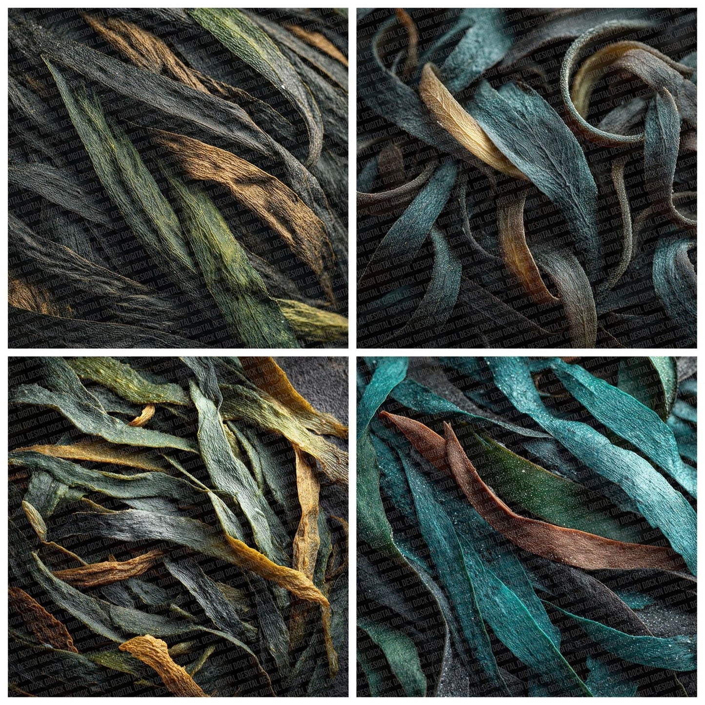 Seaweed Mat Texture Digital Paper Pack (DDD003442)