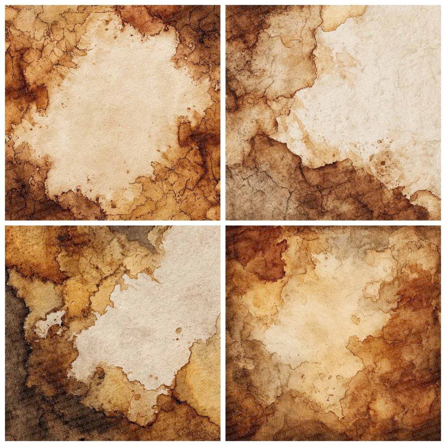 Sepia Cream Pool Digital Paper Pack (DDD003449)