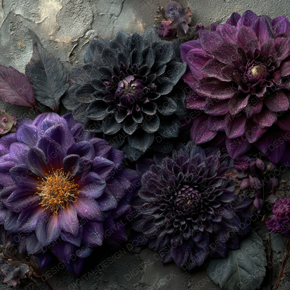 Shadow Bloom Ruins Digital Paper Pack (DDD008000)