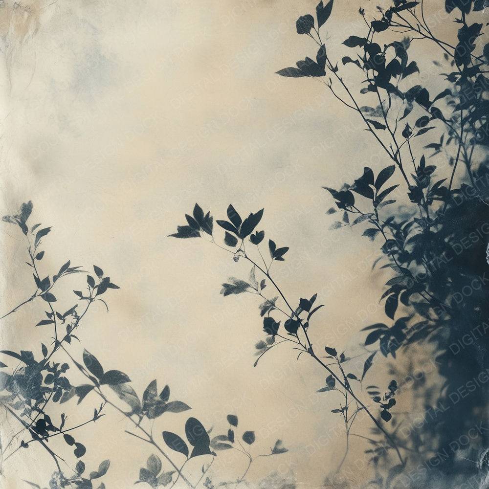 Shadow Botanical Film Digital Paper Pack (DDD003462)