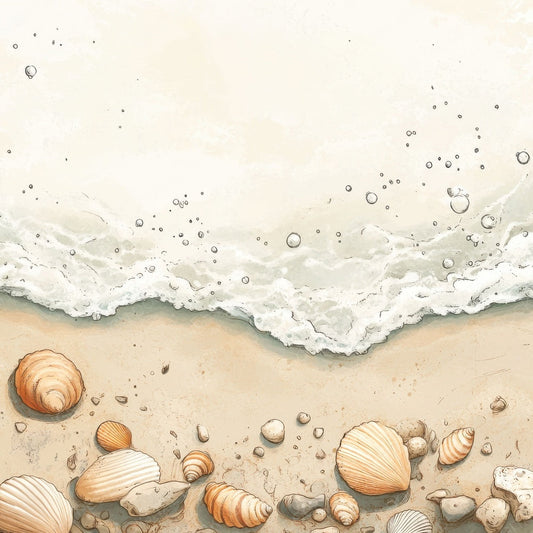 Shells Shoreline Haze Digital Paper Pack (DDD003472)