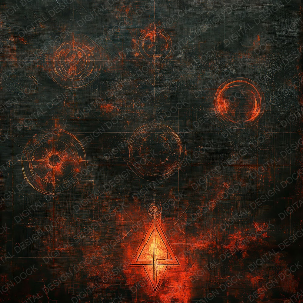 Sigil Flame Void Digital Paper Pack (DDD003484)