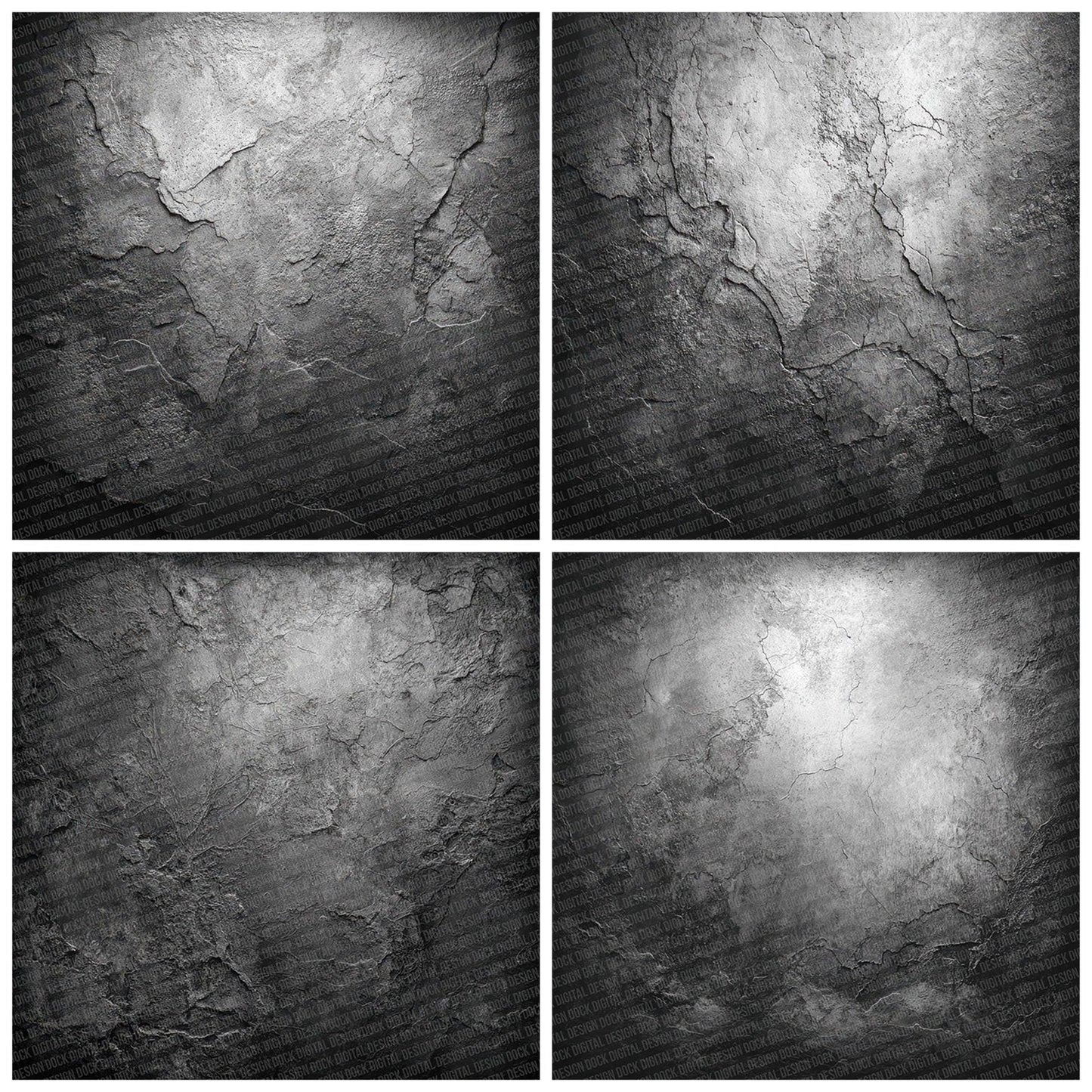 Skeletal Vine Grunge Digital Paper Pack (DDD003497)