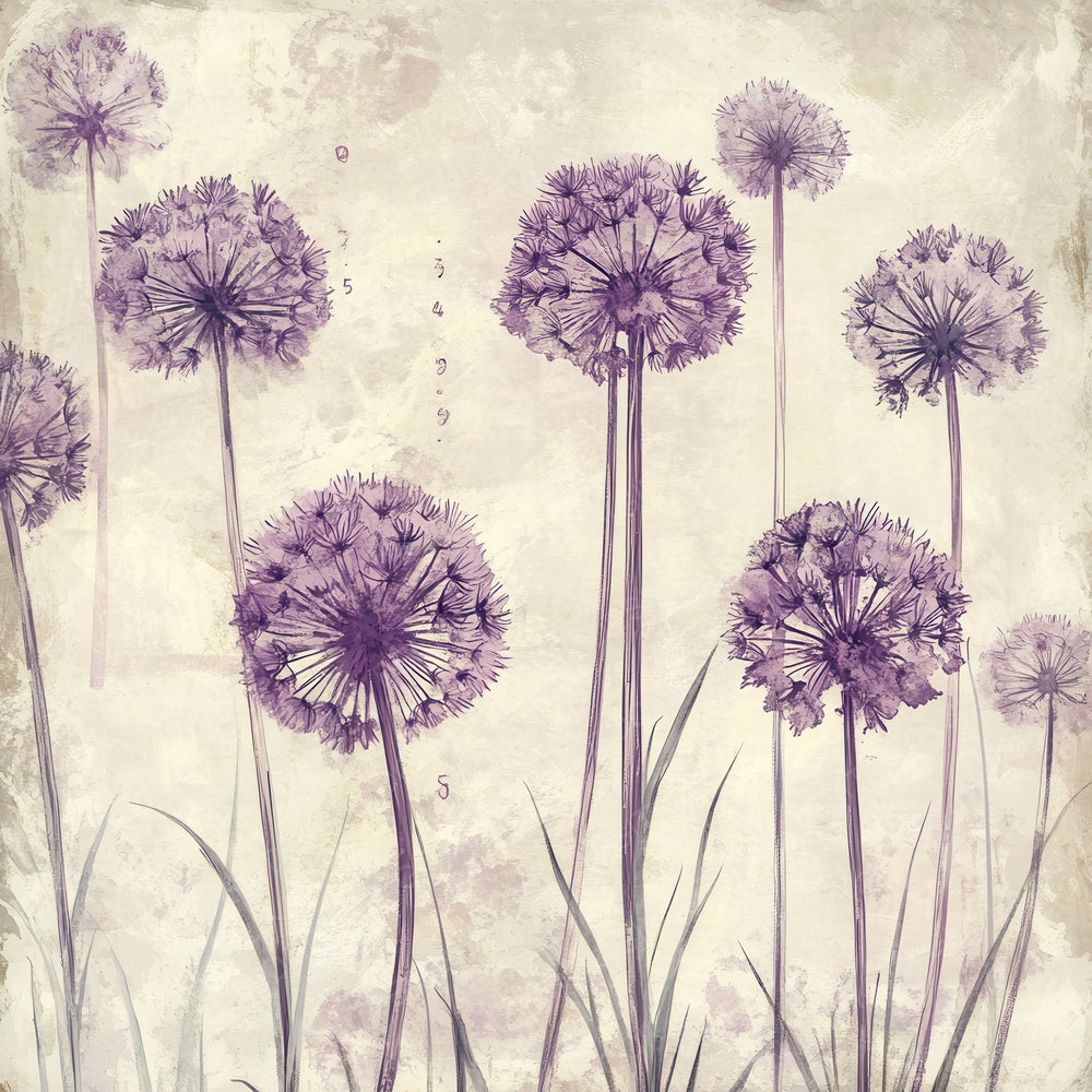 Sketch Allium Notepad Digital Paper Pack (DDD003499)