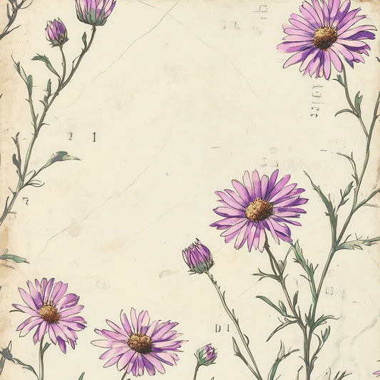 Sketch Aster Notepad Digital Paper Pack (DDD003506)