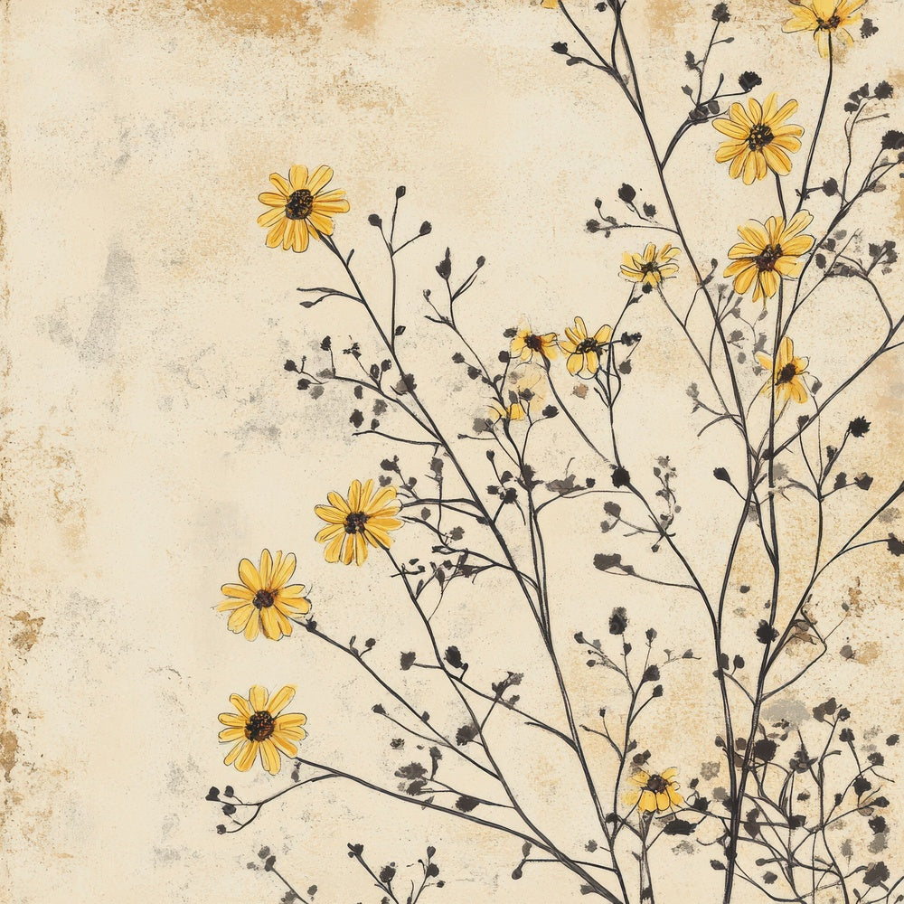 Sketch Tansy Notepad Digital Paper Pack (DDD003680)