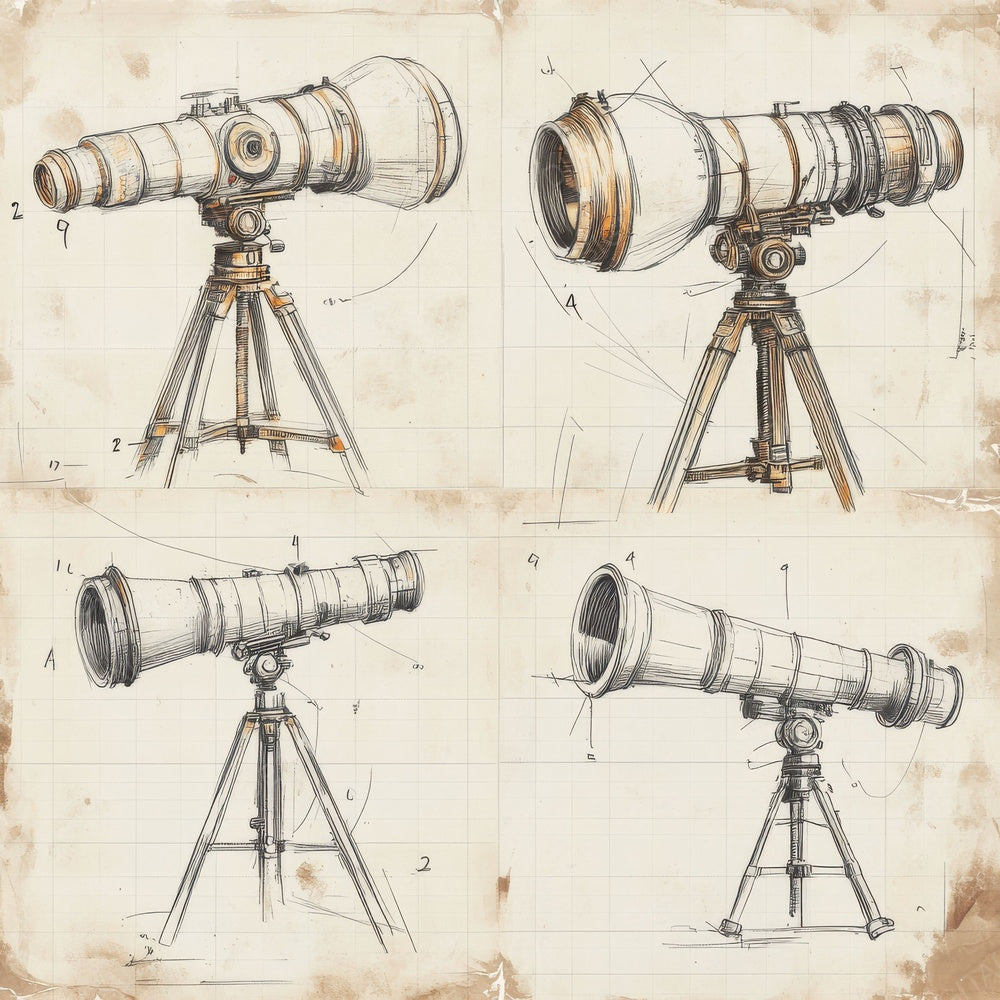 Sketch Telescope Notepad Digital Paper Pack (DDD003682)