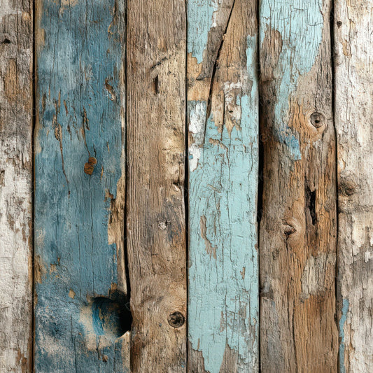 Sky Blue Wood Panels Digital Paper Pack (DDD007903)