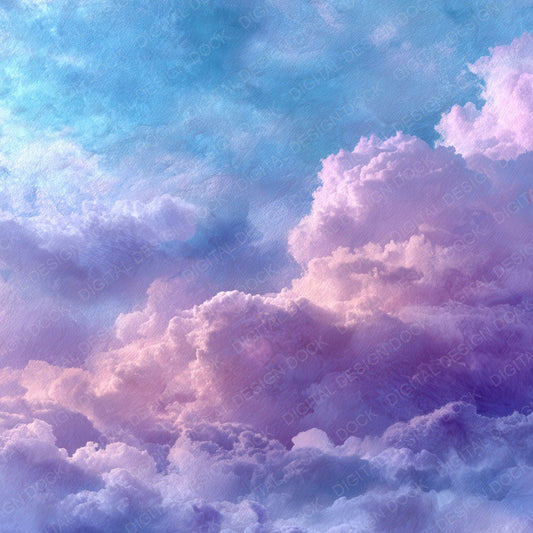 Sky Lilac Bleed Digital Paper Pack (DDD003716)