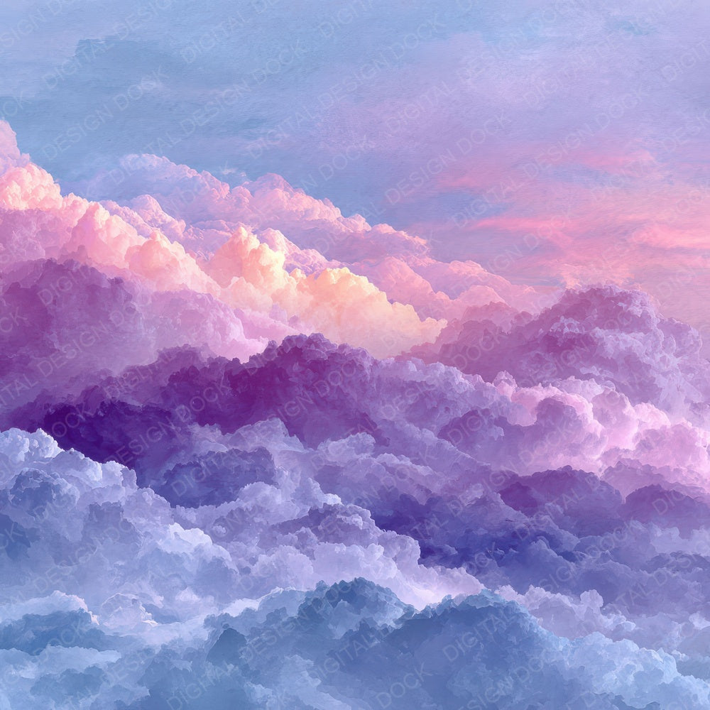 Sky Lilac Bleed Digital Paper Pack (DDD003716)