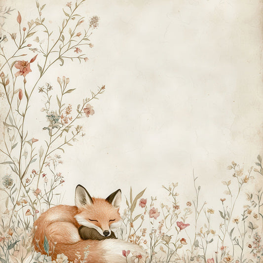 Sleeping Fox Meadow Digital Paper Pack (DDD003728)