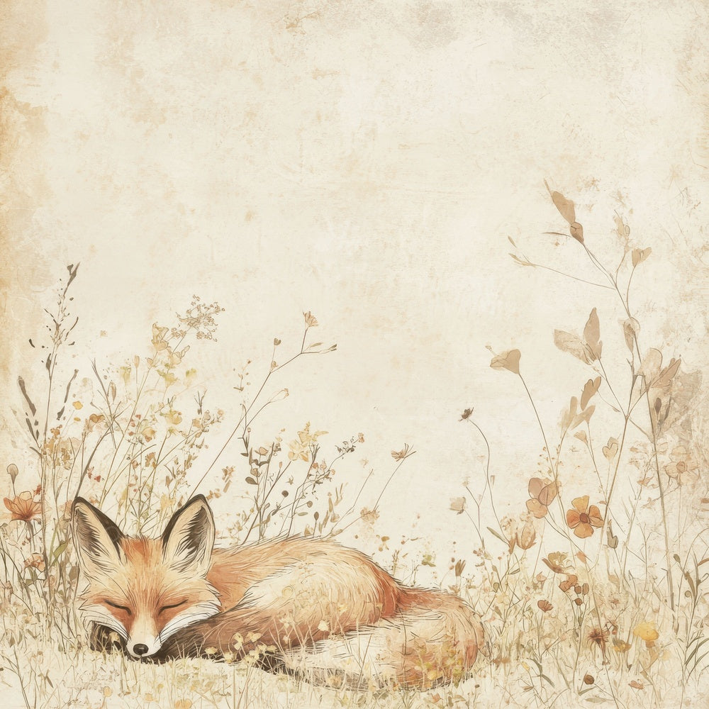 Sleeping Fox Meadow Digital Paper Pack (DDD003728)