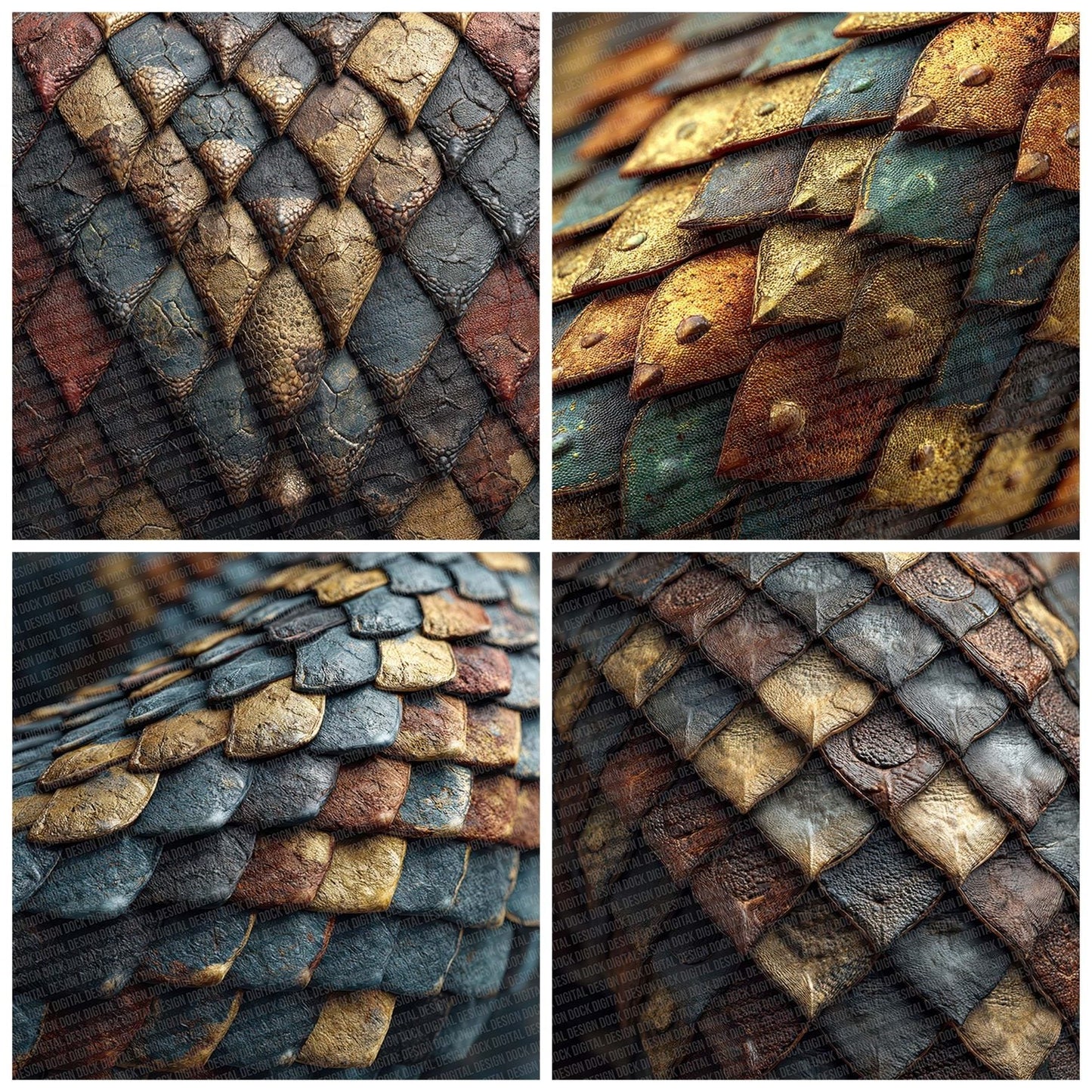 Snake Skin Detail Digital Paper Pack (DDD003738)