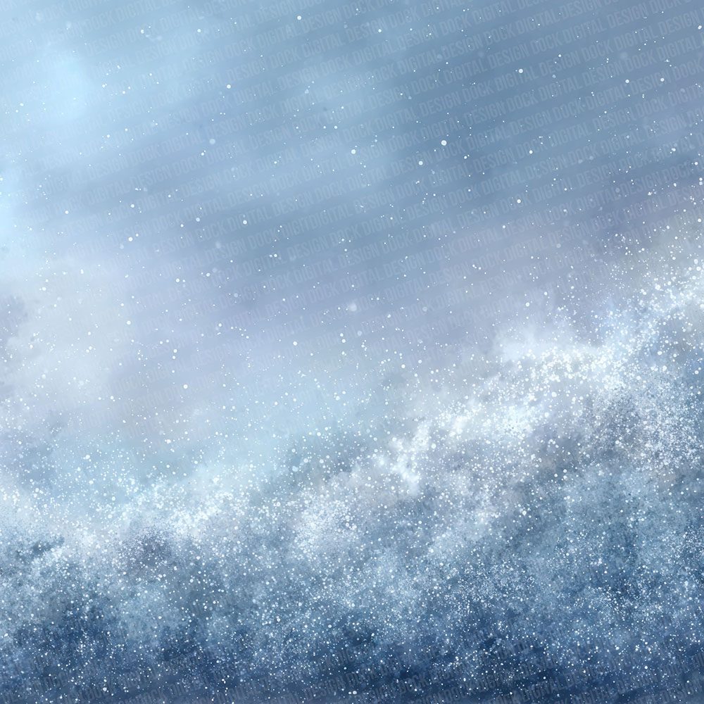 Snow Haze Winter Background Digital Paper Pack (DDD007727)