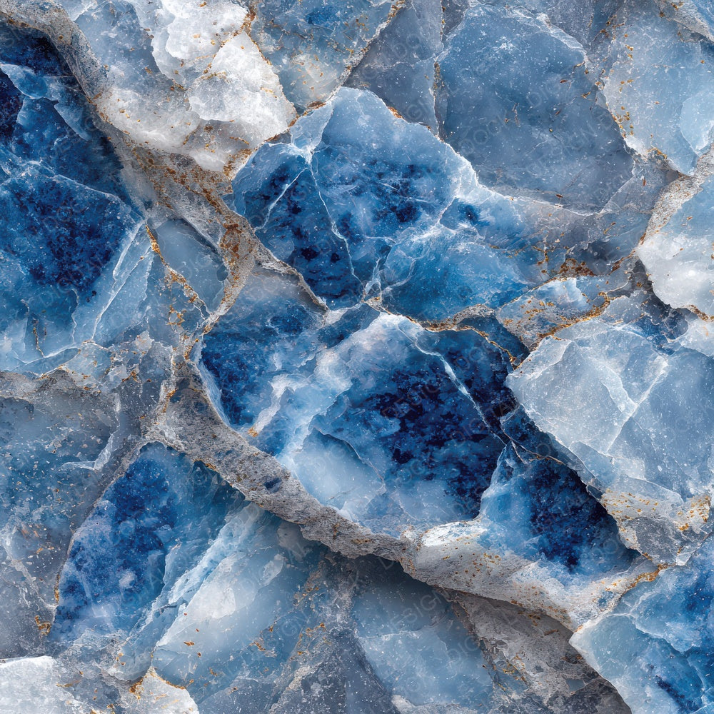Sodalite Indigo White Crystal Digital Paper Pack (DDD003742)