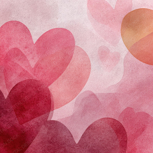 Soft Valentine Space Digital Paper Pack (DDD003762)