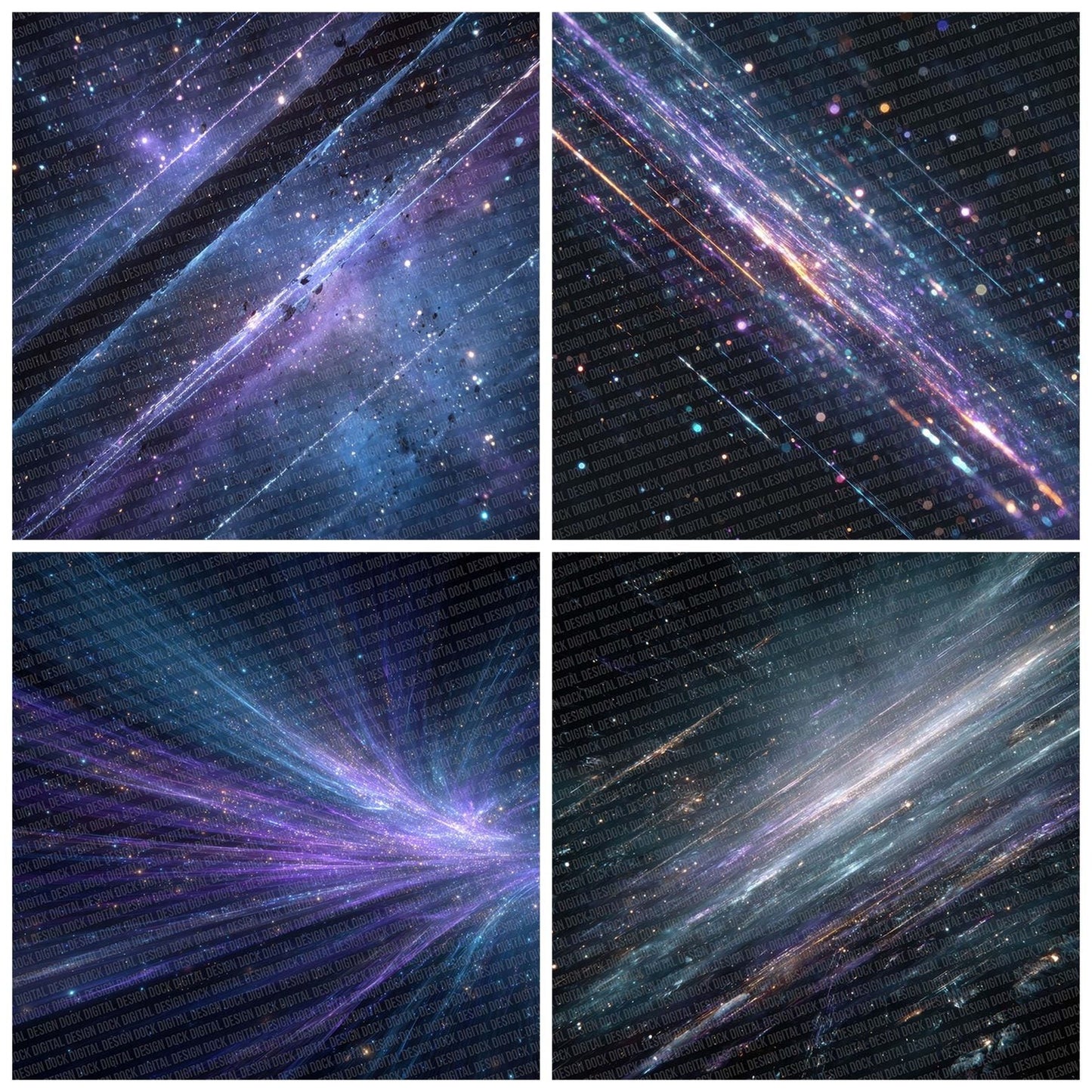Spacetime Shear Digital Paper Pack (DDD003779)