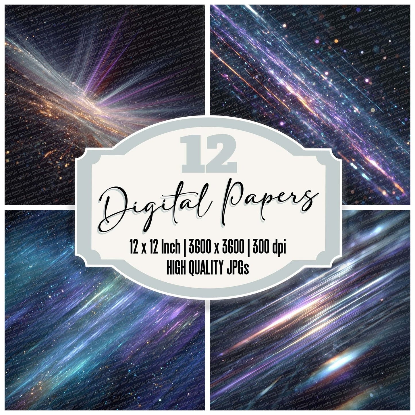 Spacetime Shear Digital Paper Pack (DDD003779)