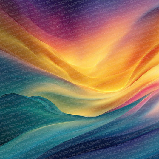 Spectrum Flow Rainbow Floral Fusion Digital Paper Pack (DDD007728)