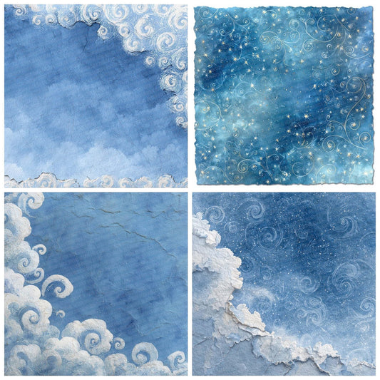 Spiral Sky Van Gogh Digital Paper Pack (DDD007731)